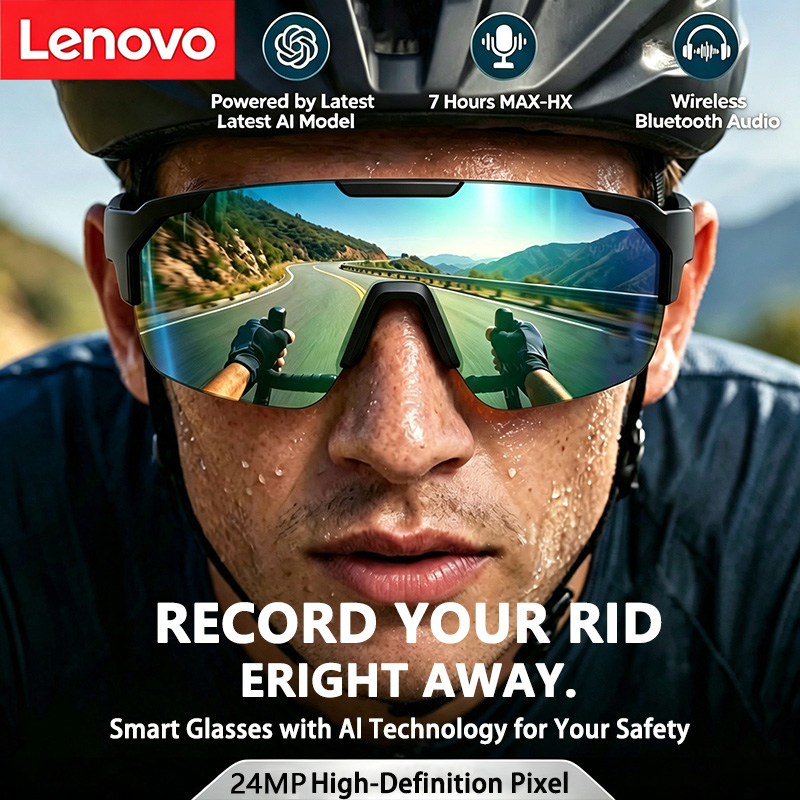 Умные велосипедные очки Lenovo – обзор и цена Smart Glasses Lens